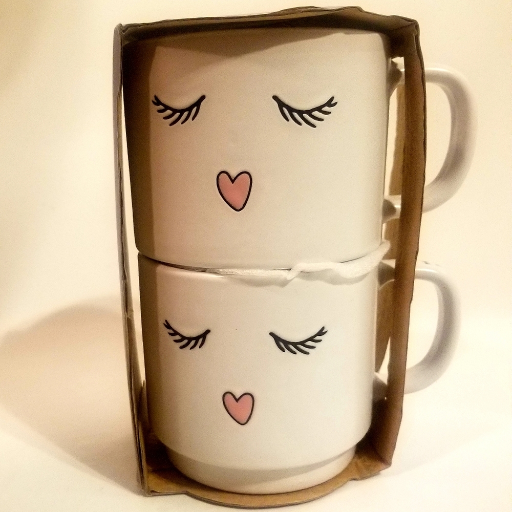 BELLE MAISON Coffee Mug Gift Set of Two BRAND NEW